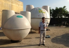 Sản xuất bể biogas bằng nhựa tái sinh